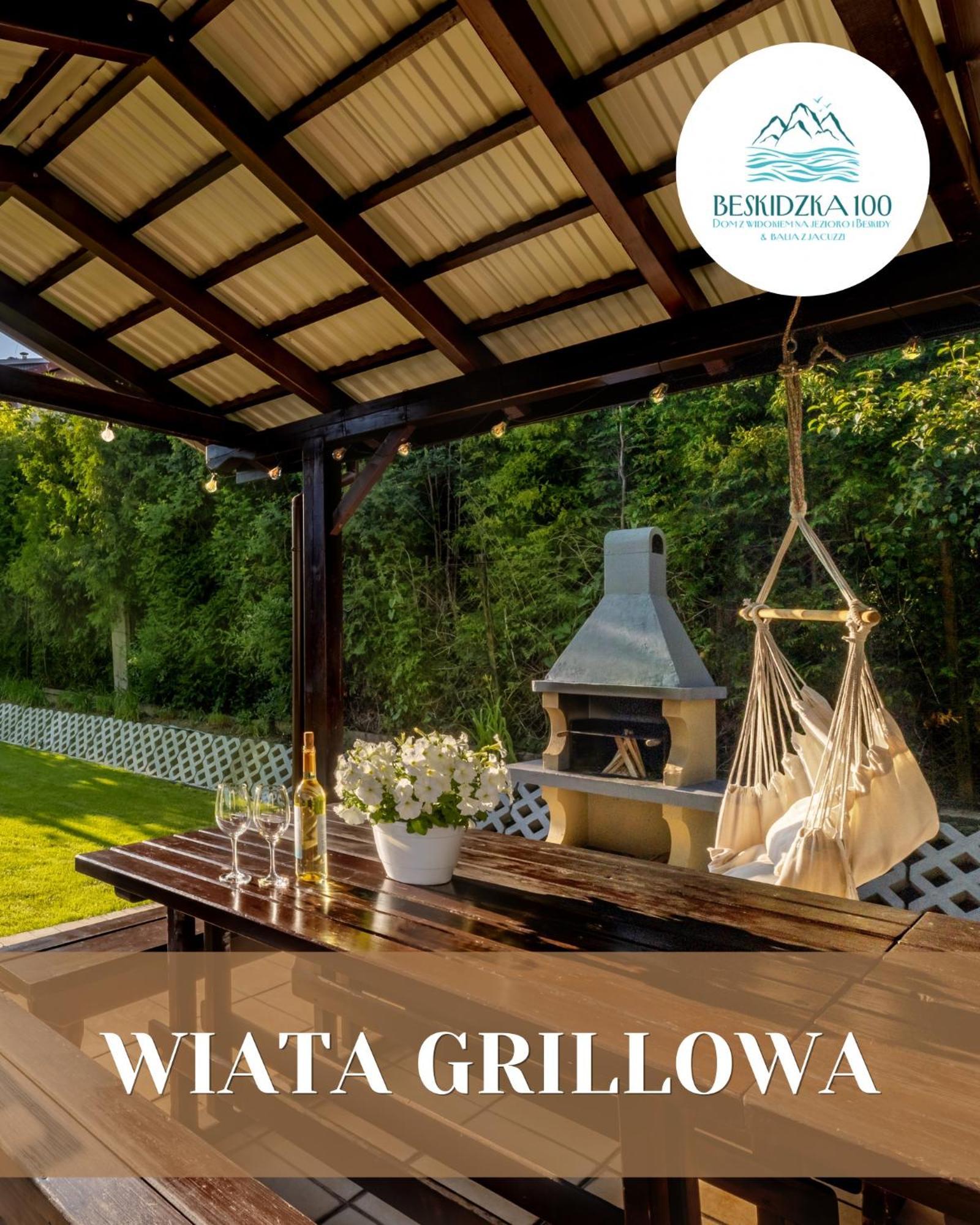 Villa Beskidzka 100 - Sauna & Balia Z Jacuzzi Widok Na Gory I Jezioro Zywieckie Zarzecze  Exterior foto